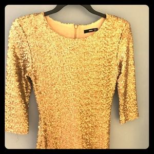 Gold Dress
